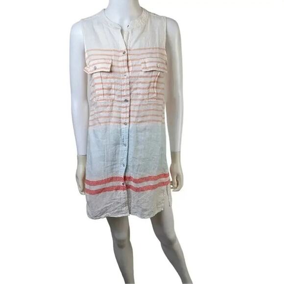 C & C California Linen Dress - Picture 1 of 5